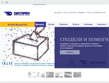 Tablet Screenshot of despred.com
